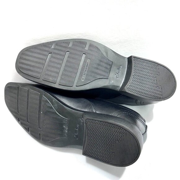 Clarks Collection Clarkslite Ave Loafers Black Men's Shoes Leather US 10M - Picture 7 of 9